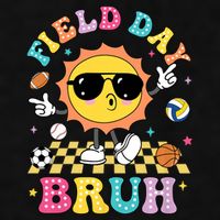 Happy Field Day 2025 Bruh Let The Games Begin Field Trip Ladies PosiCharge Tri-Blend Wicking Tank