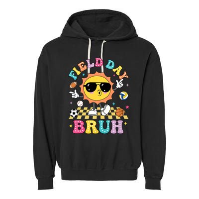 Happy Field Day 2025 Bruh Let The Games Begin Field Trip Garment-Dyed Fleece Hoodie