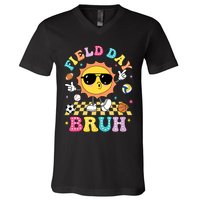 Happy Field Day 2025 Bruh Let The Games Begin Field Trip V-Neck T-Shirt