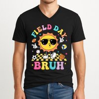 Happy Field Day 2025 Bruh Let The Games Begin Field Trip V-Neck T-Shirt