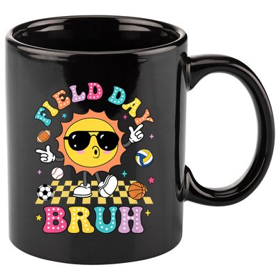Happy Field Day 2025 Bruh Let The Games Begin Field Trip 11oz C Handle Ceramic Mug