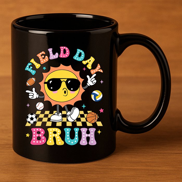 Happy Field Day 2025 Bruh Let The Games Begin Field Trip 11oz C Handle Ceramic Mug