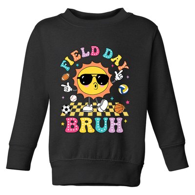 Happy Field Day 2025 Bruh Let The Games Begin Field Trip Toddler Sweatshirt
