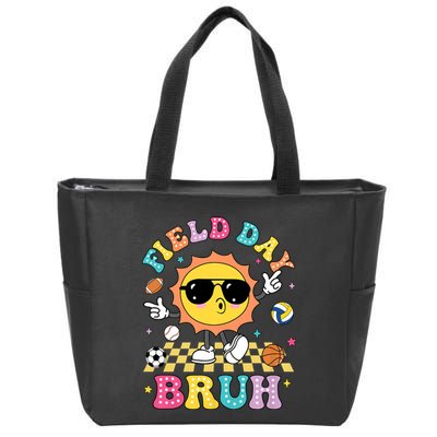 Happy Field Day 2025 Bruh Let The Games Begin Field Trip Zip Tote Bag