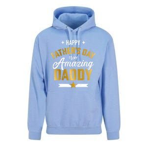 Happy Father's Day For My Amazing Daddy From Son Or Daughter Gift Unisex Surf Hoodie