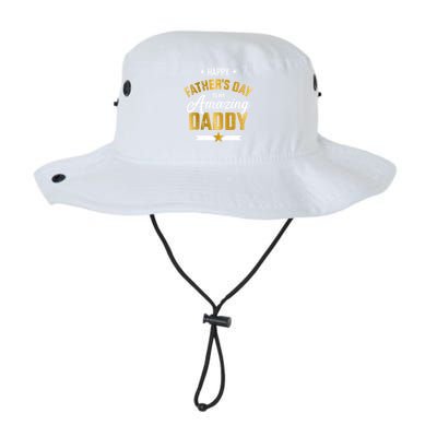 Happy Father's Day For My Amazing Daddy From Son Or Daughter Gift Legacy Cool Fit Booney Bucket Hat