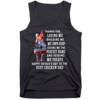 Happy FatherS Day To The Best Chicken Dad Tank Top