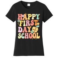 Happy First Day Of School Teachers Back To School Women's T-Shirt