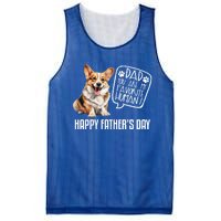 Happy FatherS Day Welsh Corgi Dad You Are My Favorite Hu Gift Mesh Reversible Basketball Jersey Tank