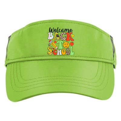 Happy First Day Of School Back To School Excitement Starting Strong School Ad Adult Drive Performance Visor