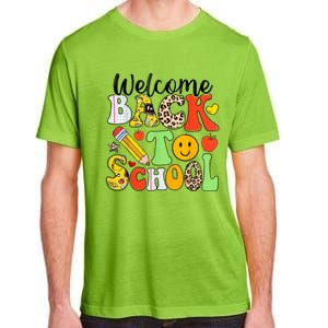 Happy First Day Of School Back To School Excitement Starting Strong School Ad Adult ChromaSoft Performance T-Shirt