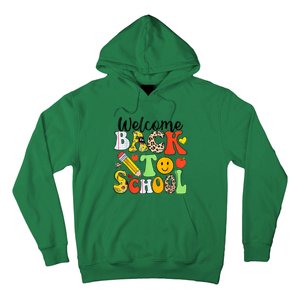 Happy First Day Of School Back To School Excitement Starting Strong School Ad Hoodie