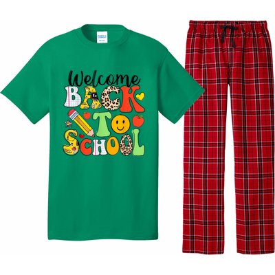 Happy First Day Of School Back To School Excitement Starting Strong School Ad Pajama Set