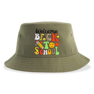 Happy First Day Of School Back To School Excitement Starting Strong School Ad Sustainable Bucket Hat