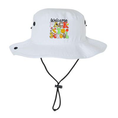 Happy First Day Of School Back To School Excitement Starting Strong School Ad Legacy Cool Fit Booney Bucket Hat