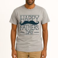 Happy Father's Day Mustache Gift Tall T-Shirt