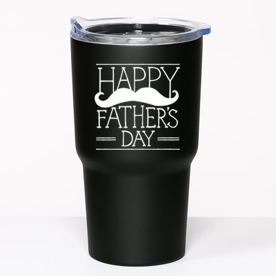Happy Father's Day Mustache Gift Tumbler