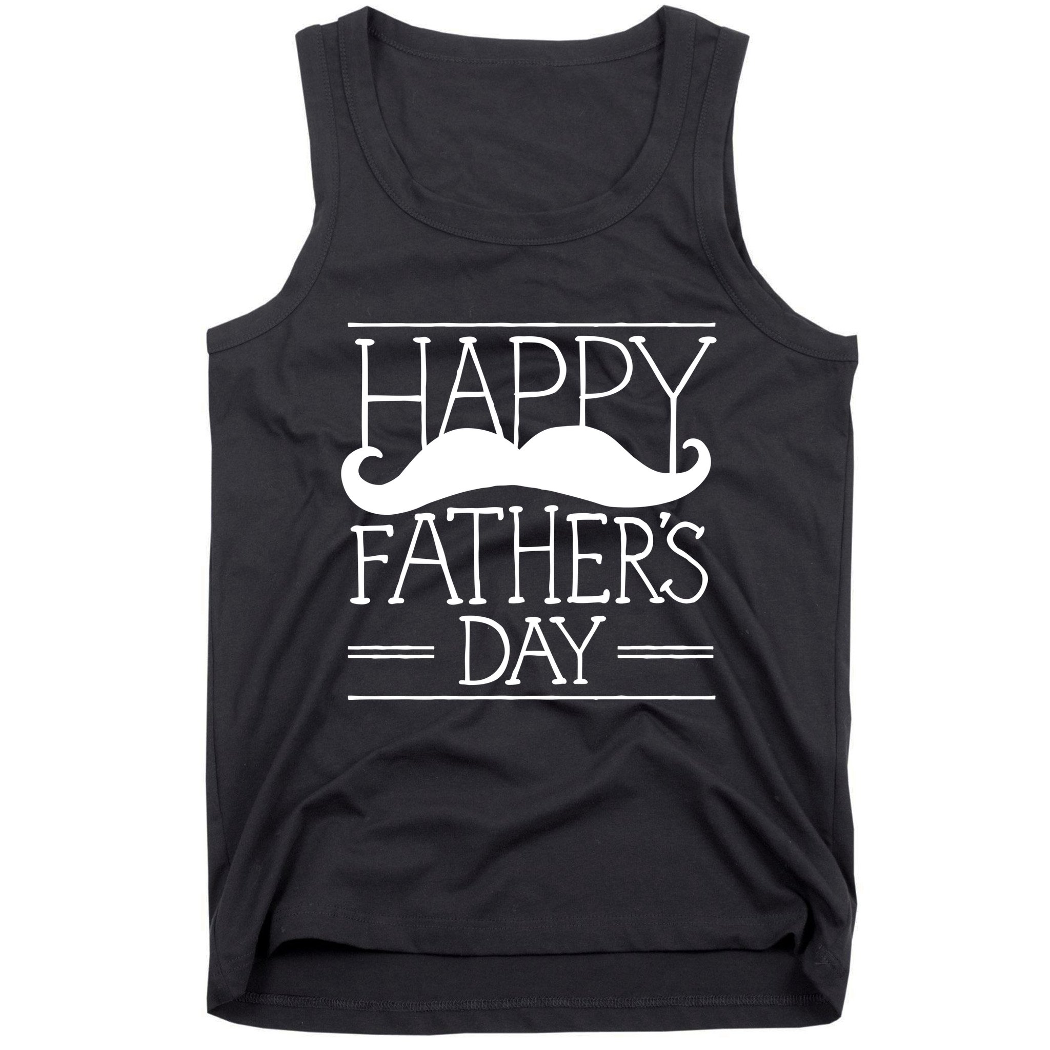 Happy Father's Day Mustache Gift Tank Top