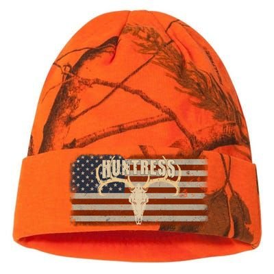 Huntress Funny Deer Hunting Moose Elk Outdoor Mom Wife Gift Kati Licensed 12" Camo Beanie