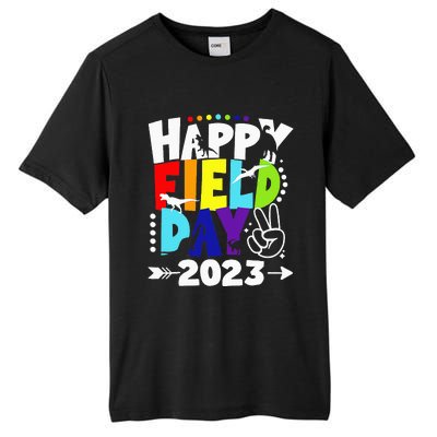 Happy Field Days School Trips Just Here for Dinosaur Student Tall Fusion ChromaSoft Performance T-Shirt