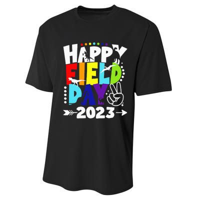 Happy Field Days School Trips Just Here for Dinosaur Student Performance Sprint T-Shirt