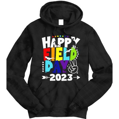 Happy Field Days School Trips Just Here for Dinosaur Student Tie Dye Hoodie