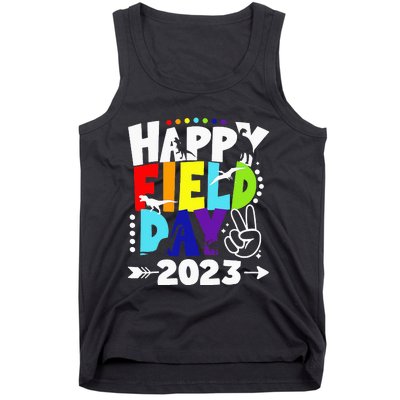 Happy Field Days School Trips Just Here for Dinosaur Student Tank Top