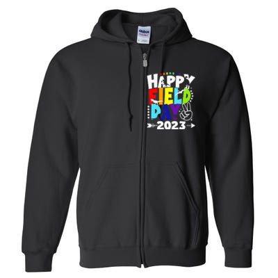 Happy Field Days School Trips Just Here for Dinosaur Student Full Zip Hoodie