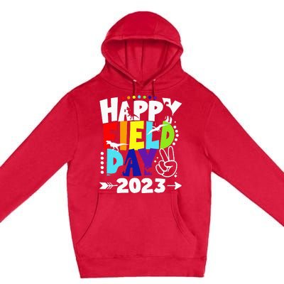 Happy Field Days School Trips Just Here for Dinosaur Student Premium Pullover Hoodie