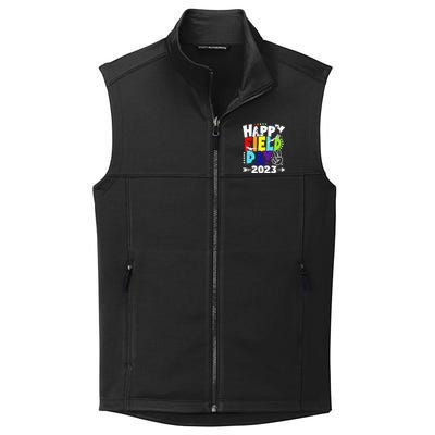 Happy Field Days School Trips Just Here for Dinosaur Student Collective Smooth Fleece Vest