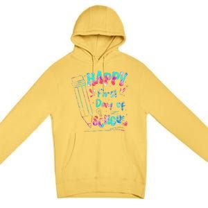 Happy First Day Of School Summers Out For School Premium Pullover Hoodie