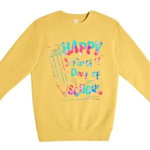 Happy First Day Of School Summers Out For School Premium Crewneck Sweatshirt