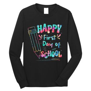 Happy First Day Of School Summers Out For School Long Sleeve Shirt