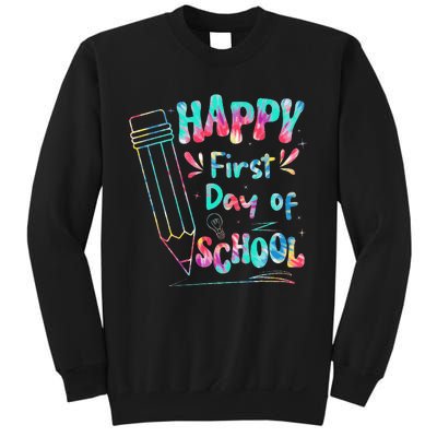 Happy First Day Of School Summers Out For School Sweatshirt