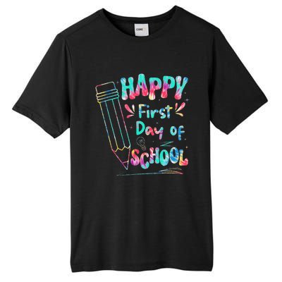 Happy First Day Of School Summers Out For School Tall Fusion ChromaSoft Performance T-Shirt