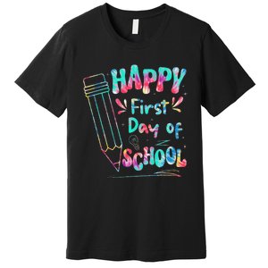 Happy First Day Of School Summers Out For School Premium T-Shirt