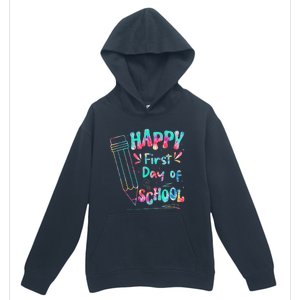 Happy First Day Of School Summers Out For School Urban Pullover Hoodie