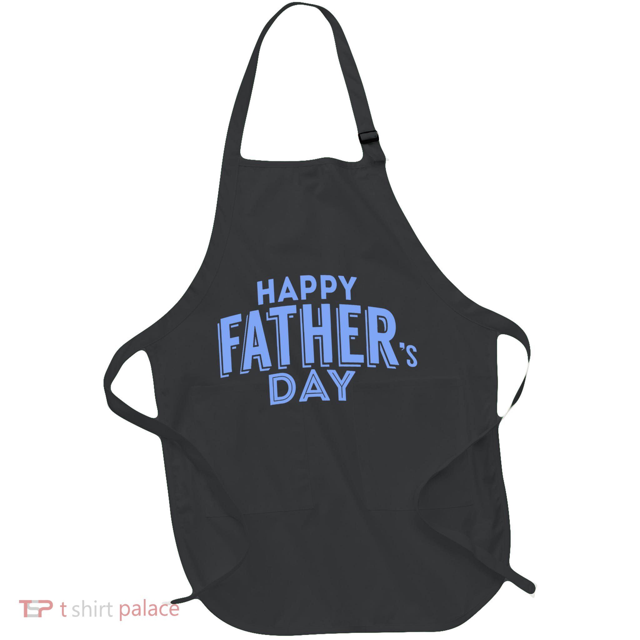 Happy Father's Day Gift For Dad Full-Length Apron With Pockets