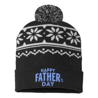 Happy Father's Day Gift For Dad USA-Made Snowflake Beanie