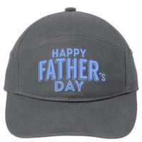 Happy Father's Day Gift For Dad 7-Panel Snapback Hat