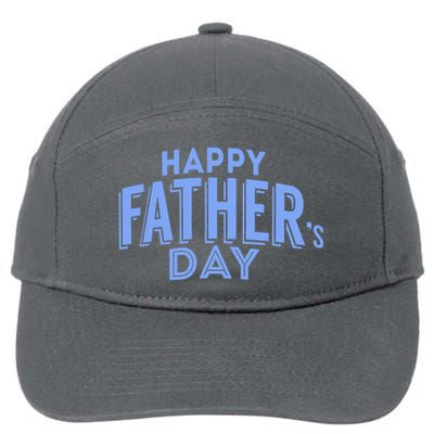 Happy Father's Day Gift For Dad 7-Panel Snapback Hat