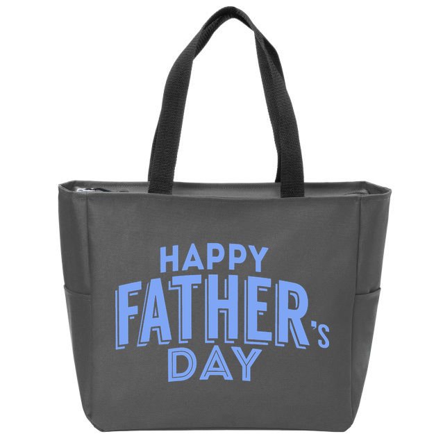 Happy Father's Day Gift For Dad Zip Tote Bag