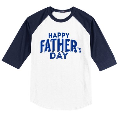 Happy Father's Day Gift For Dad Baseball Sleeve Shirt