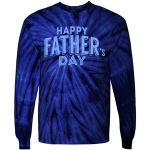 Happy Father's Day Gift For Dad Tie-Dye Long Sleeve Shirt