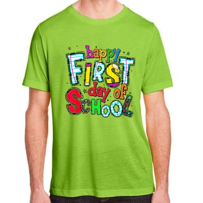 Happy First Day Of School Gifts Students Teachers Adult ChromaSoft Performance T-Shirt