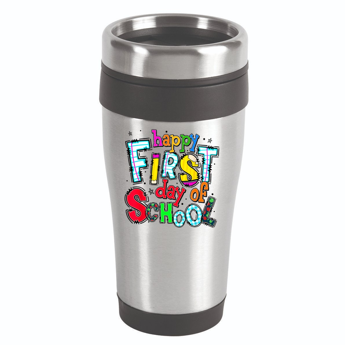 Happy First Day Of School Gifts Students Teachers 16oz Travel Tumbler