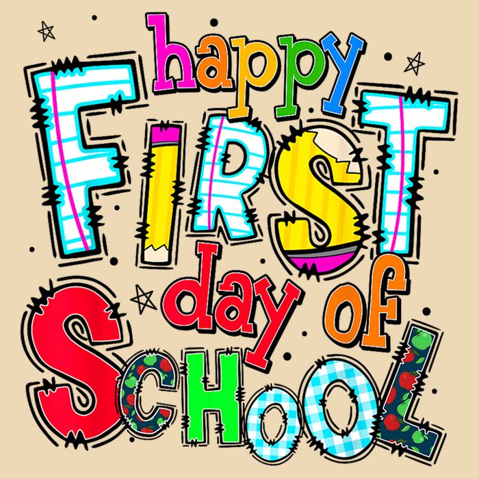 Happy First Day Of School Gifts Students Teachers Drawstring Bag