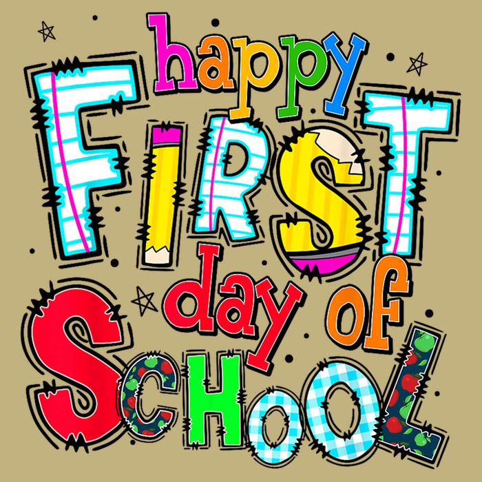 Happy First Day Of School Gifts Students Teachers Cooling Performance Crew T-Shirt