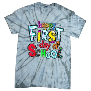 Happy First Day Of School Gifts Students Teachers Tie-Dye T-Shirt