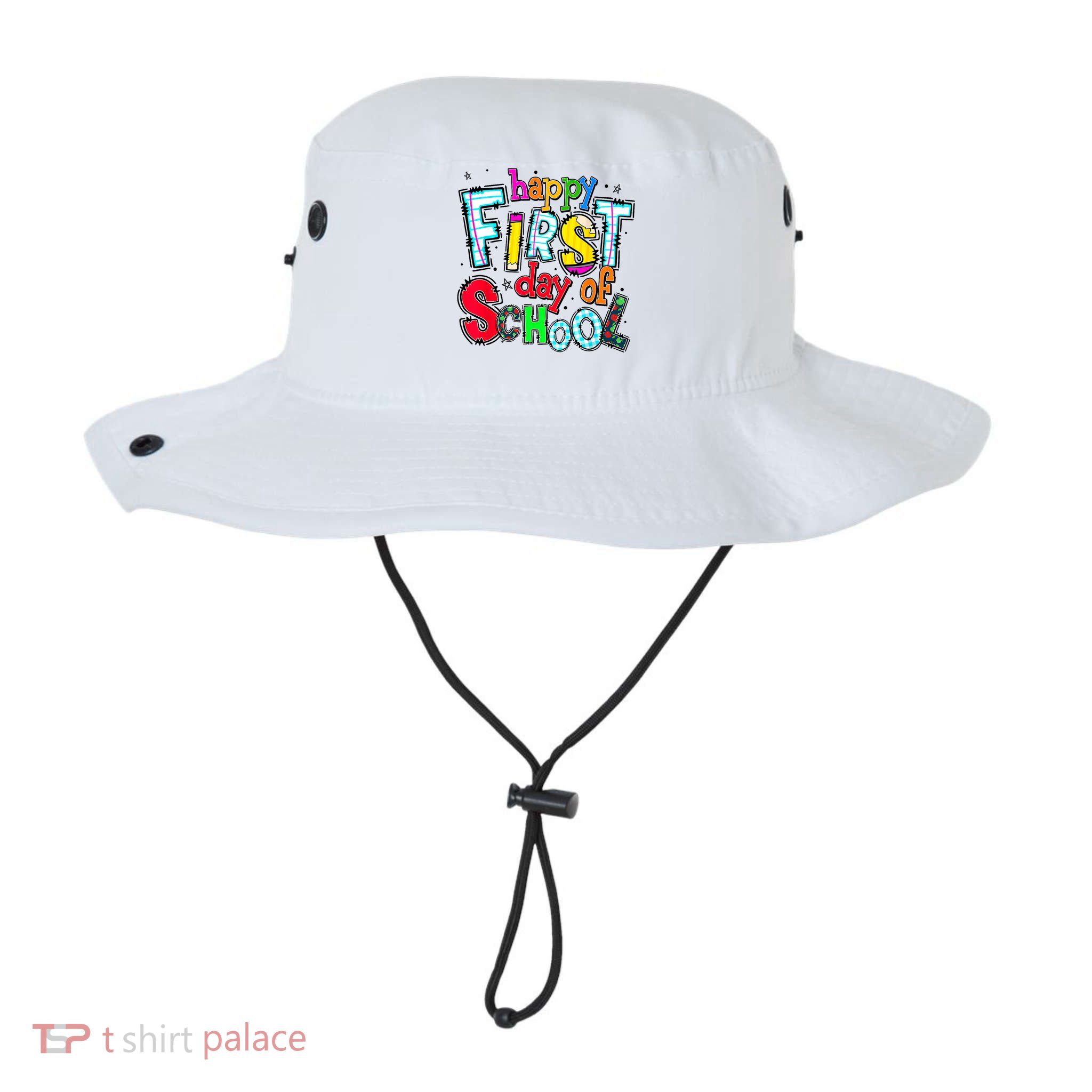 Happy First Day Of School Gifts Students Teachers Bucket Hat